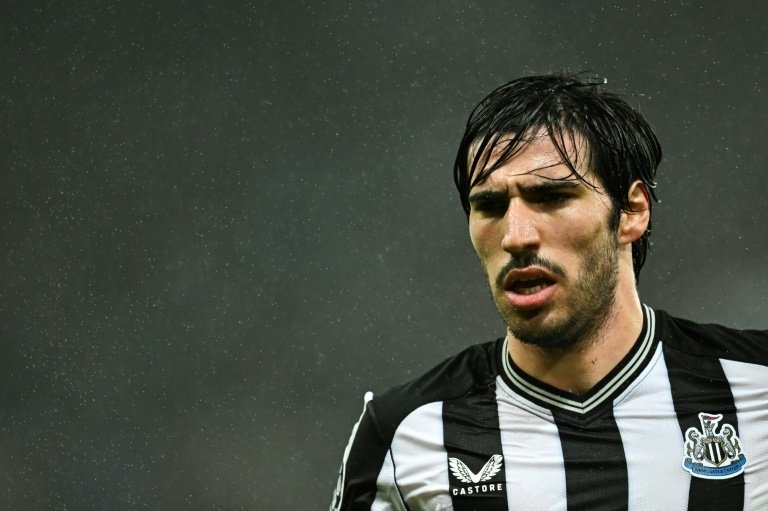 Newcastle will consider Tonali's availability ahead of the EPL fixture against Tottenham. AFP