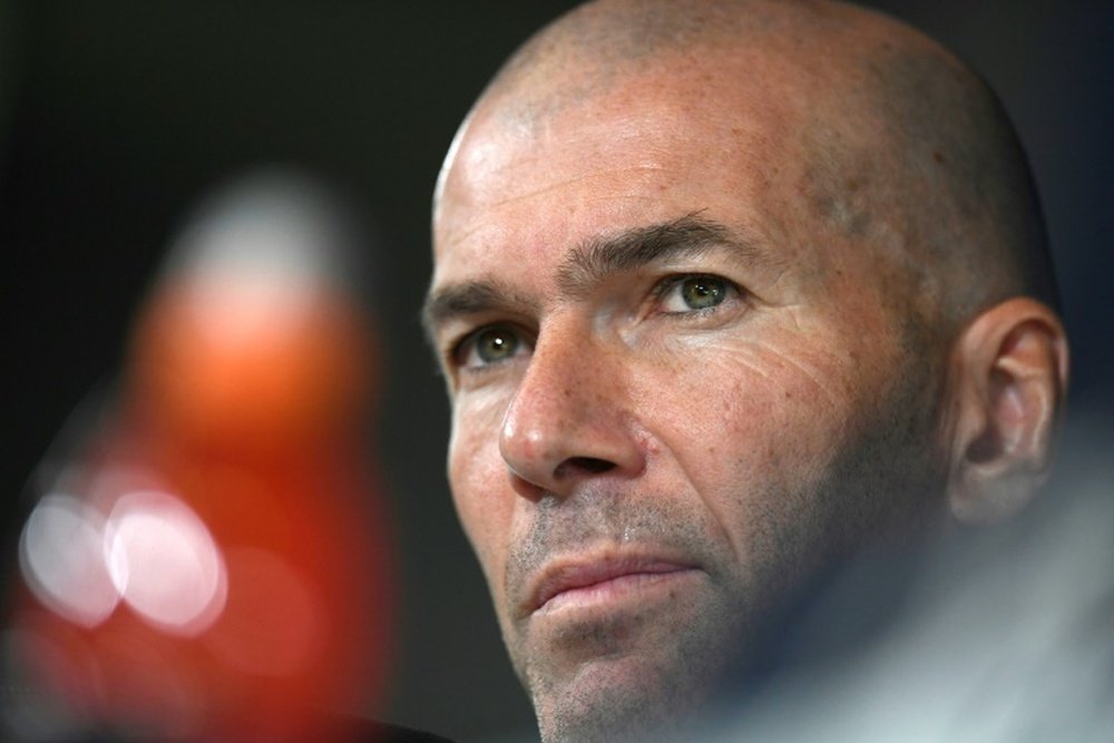 Zidane rebaja los rumores sobre Mbappé. AFP