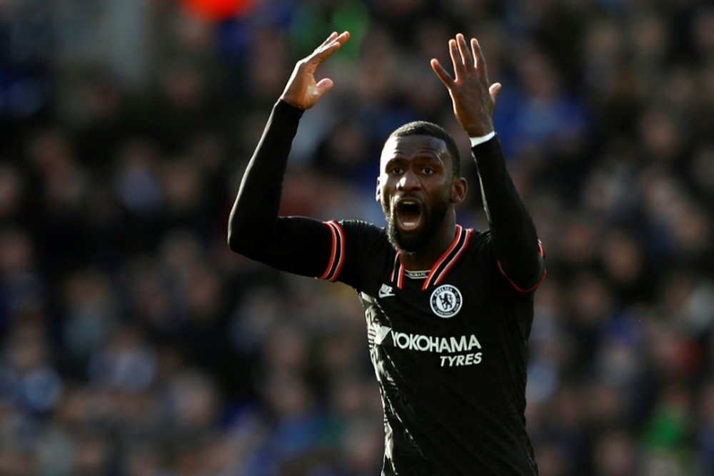 Rüdiger ainda não renovou com o Chelsea. AFP