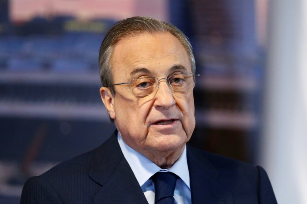 Le président du Real Madrid, Florentino Pérez. AFP