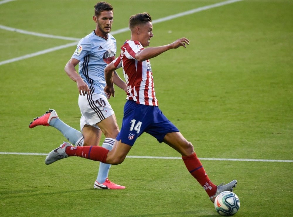 Jorge Sáenz, con un futuro complicado en Vigo. AFP