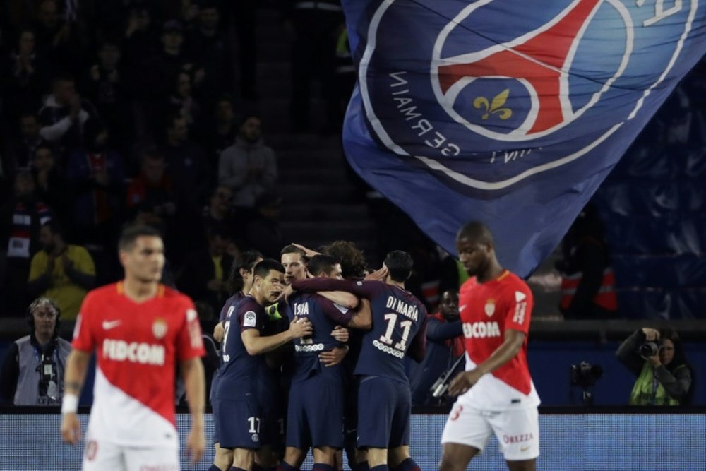 Le PSG a gagné son septième championnat de France. AFP