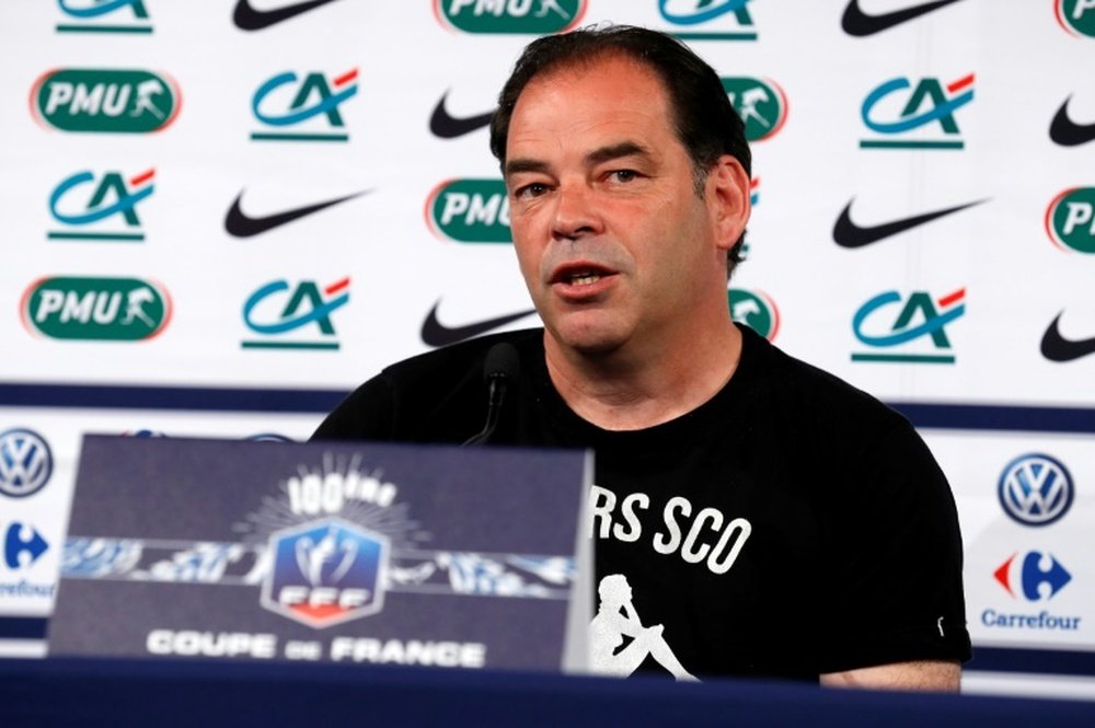 L'entraîneur d'Angers est confiant. AFP