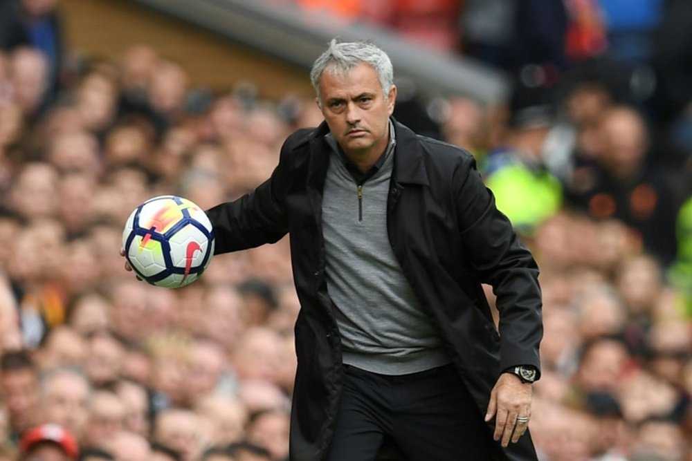 Mourinho said he would not retire at Old Trafford earlier this week. AFP