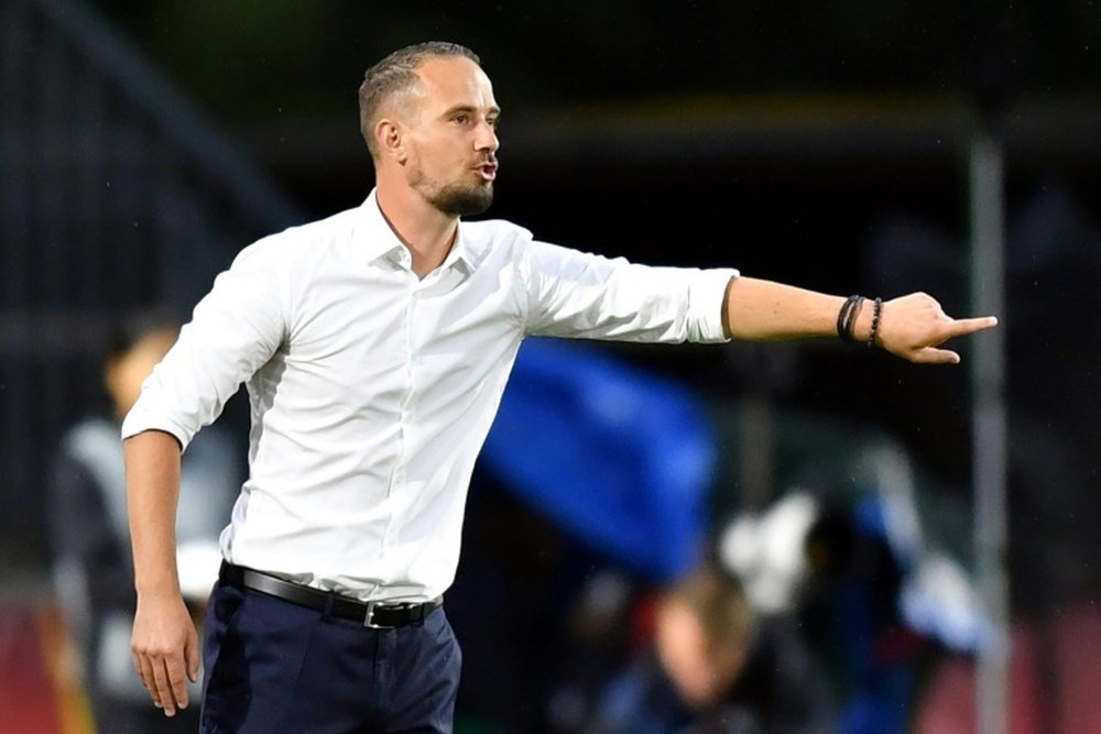 Former England boss Mark Sampson made racist remarks to Eniola Aluko in 2014. AFP