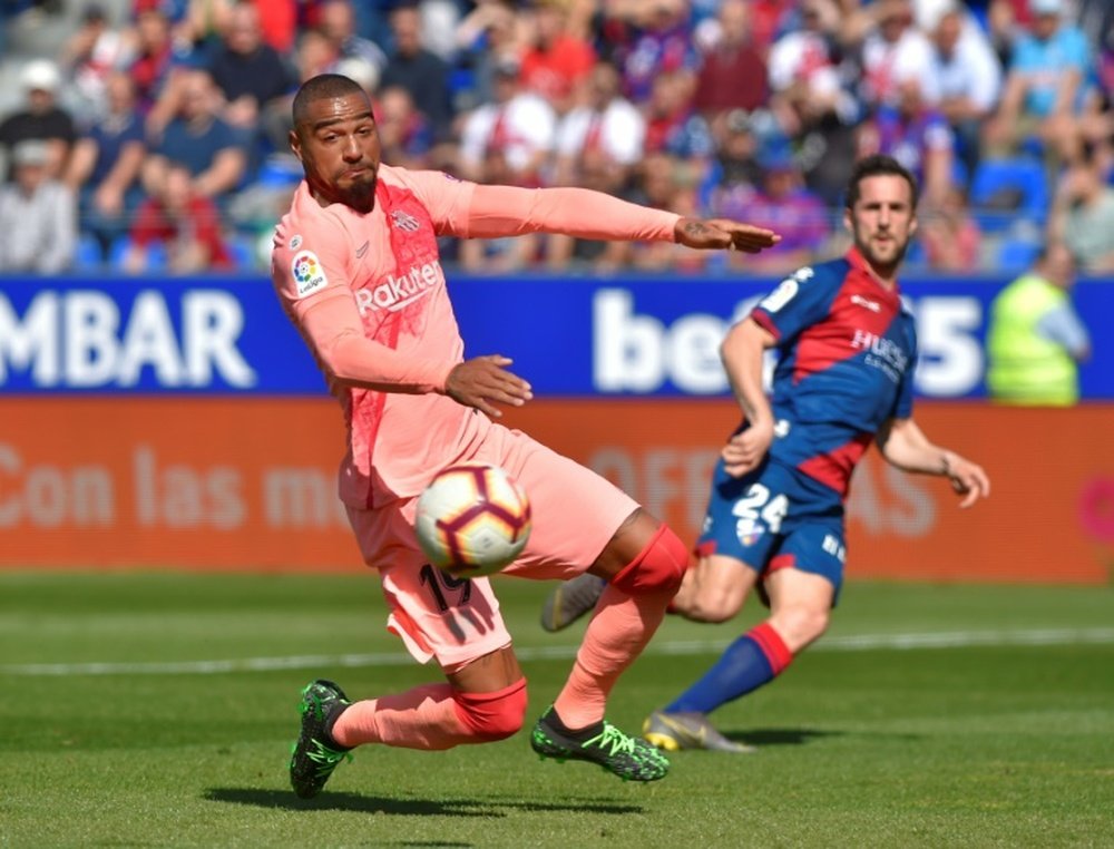 Boateng did not deliver in his second performance for Barcelona. AFP
