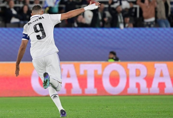 Benzema quiere batir todos los récords en el Madrid. AFP