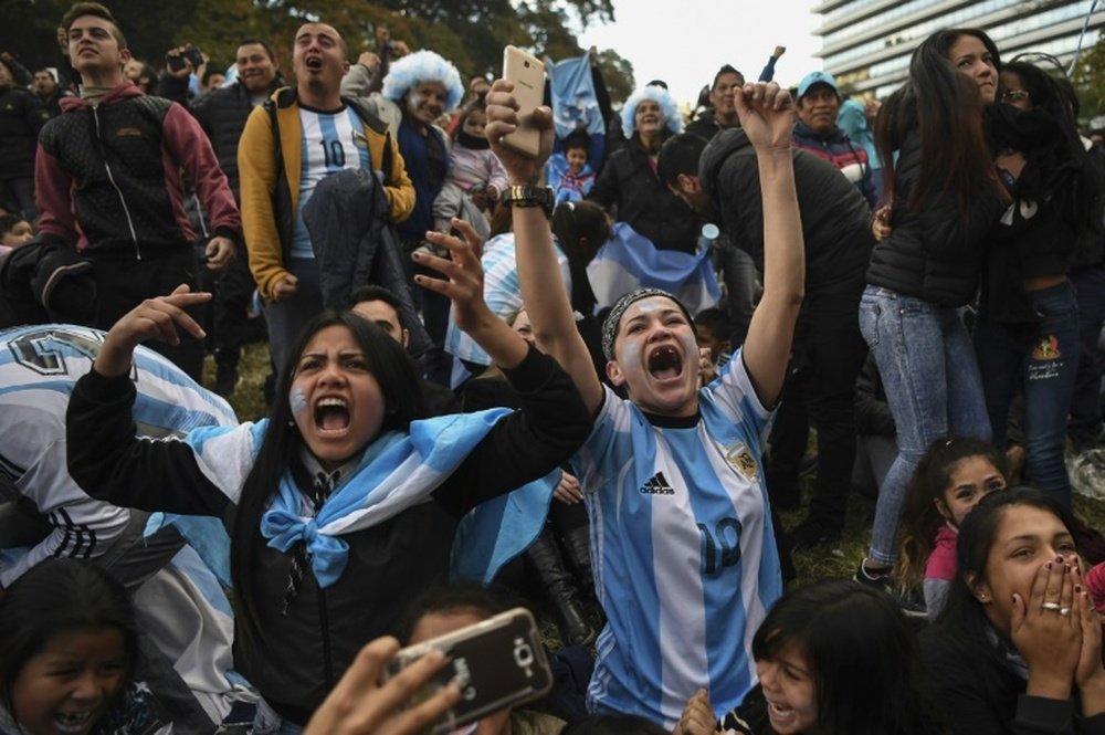 Les reactions en Argentine. AFP