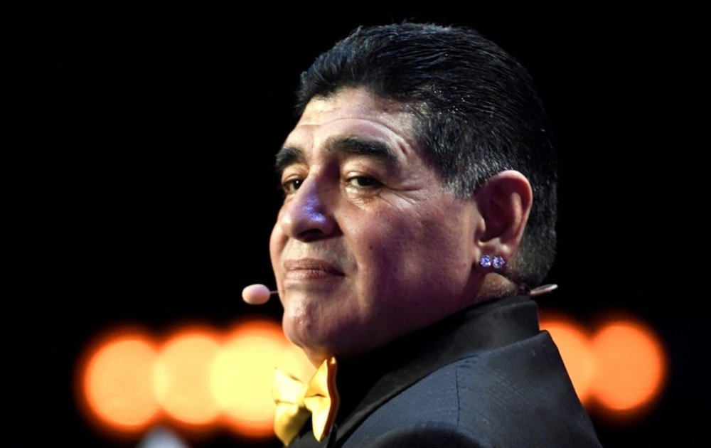 La ex pareja de Maradona habló de su salud. AFP