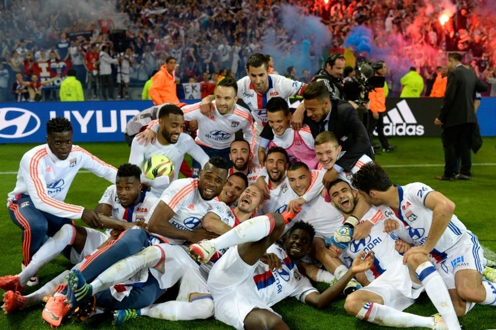 El Olympique de Lyon estará en la próxima fase de grupos de la Champions League. AFP