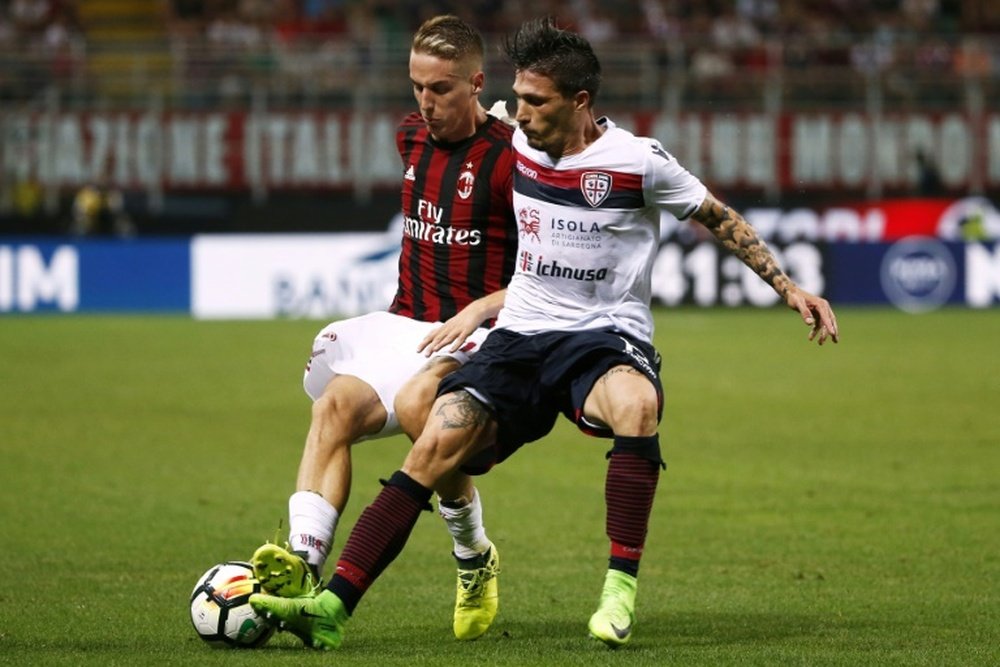 Andrea Conti devra attendre la saison prochaine avant de rechausser les crampons. AFP