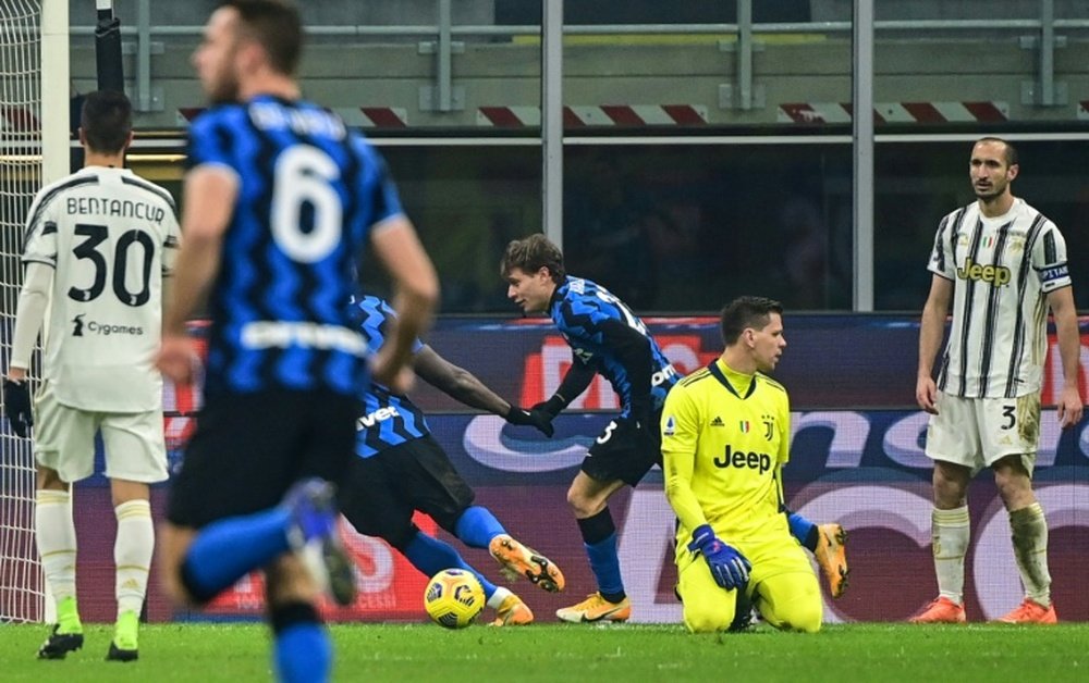Les meilleurs images de la victoire de l'Inter contre la Juve. AFP
