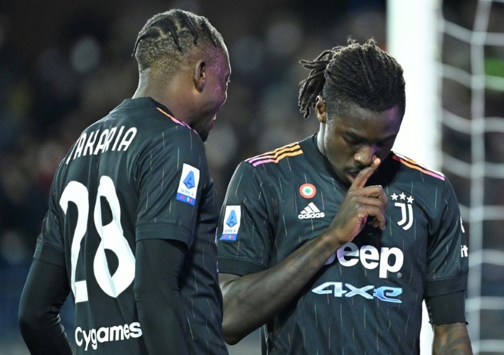 La Juve cherche une porte de sortie à Moise Kean. AFP