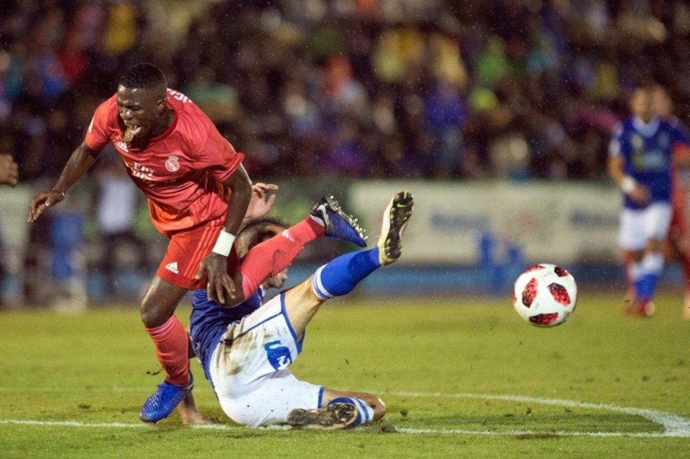 Vinicius could have been a Barcelona player. AFP