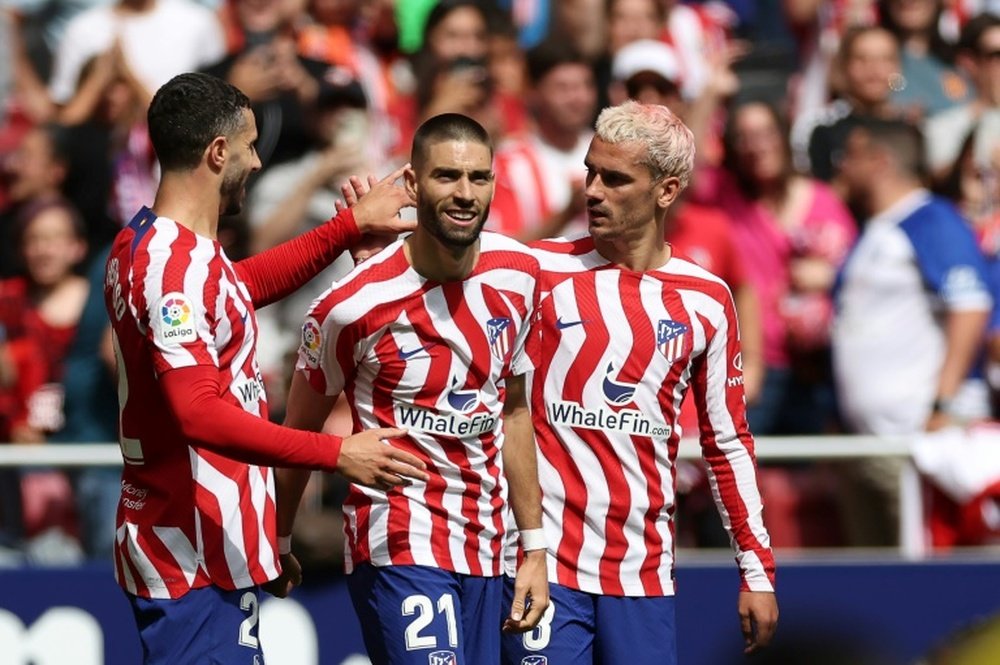L'Atlético de Madrid officiellement qualifié pour la C1. afp