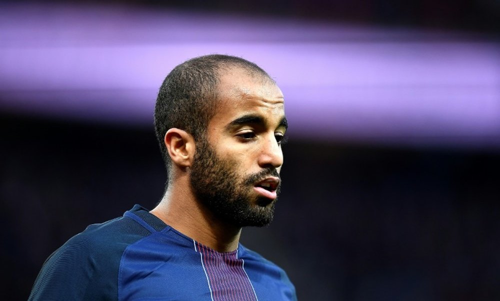 Lucas Moura interesa a la Roma. AFP