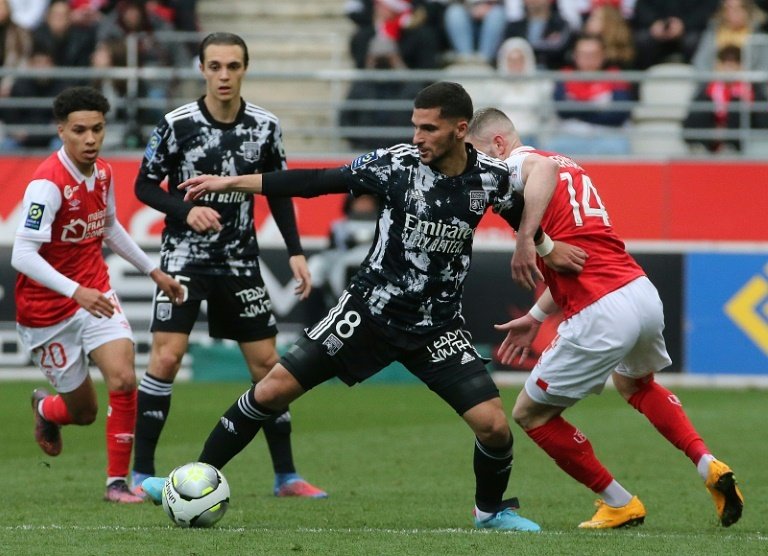 Hubo tablas sin goles en el Reims-Lyon. AFP