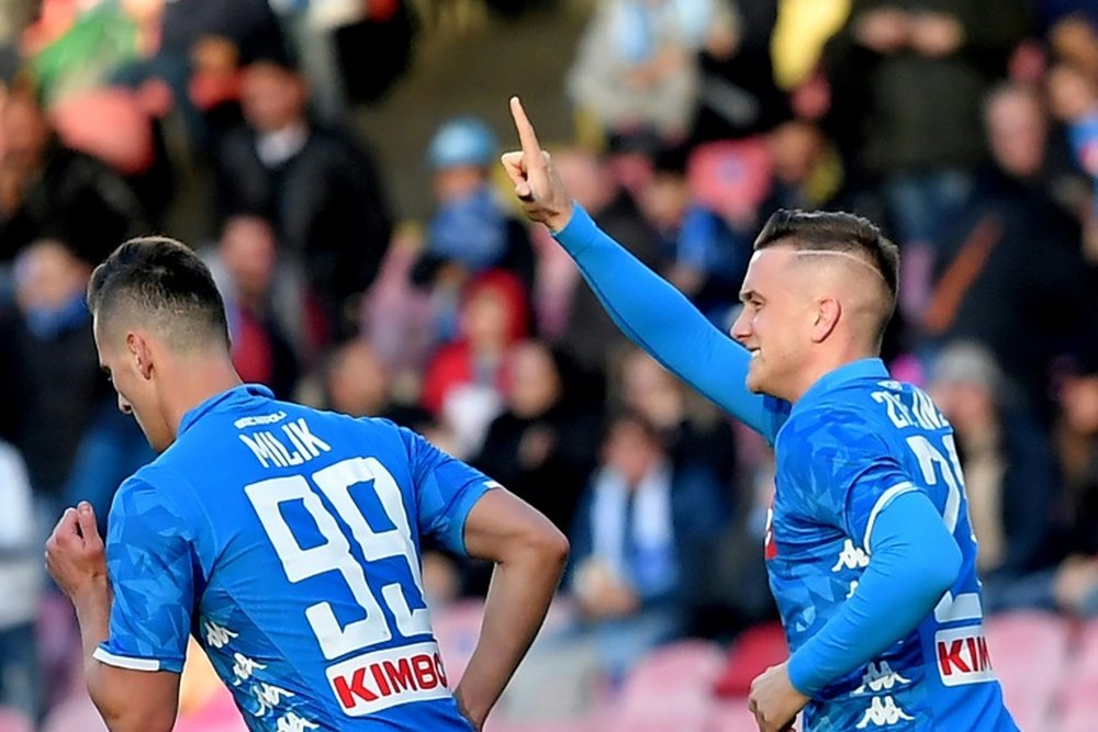 Zielinski laisse son avenir entre les mains d'Ancelotti. AFP