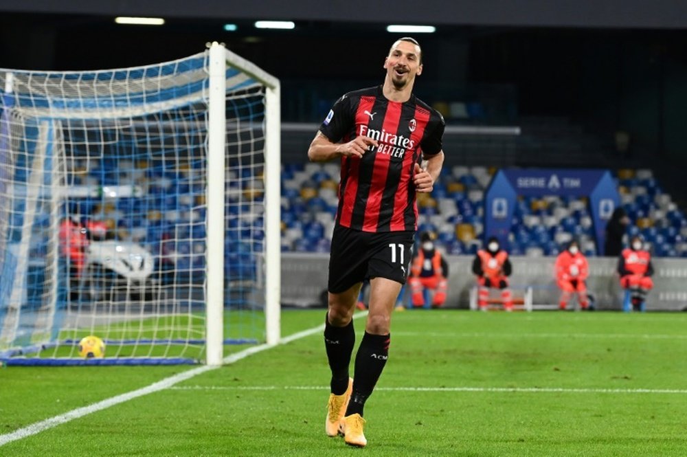 Ibrahimovic est de retour à l'entraînement et pourrait être présent face à Sassuolo. AFP