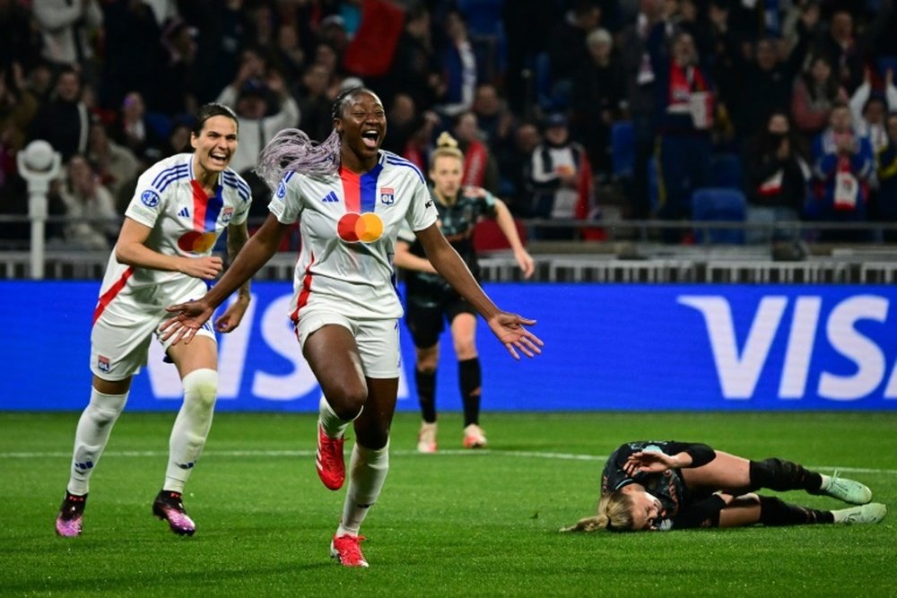 Victoria clara del Lyon. AFP