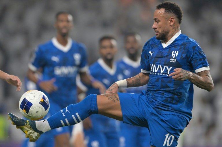 Neymar se despede do Al-Hilal: 
