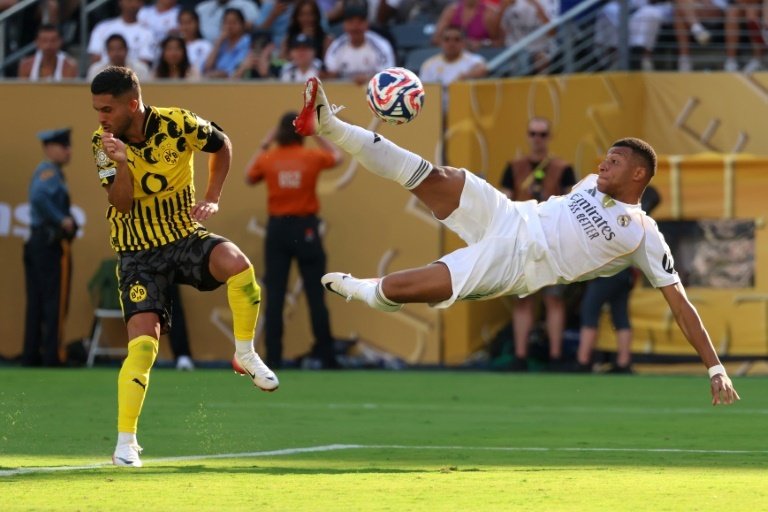 Mbappe will face his former side PSG for the first time since he joined Real Madrid. AFP