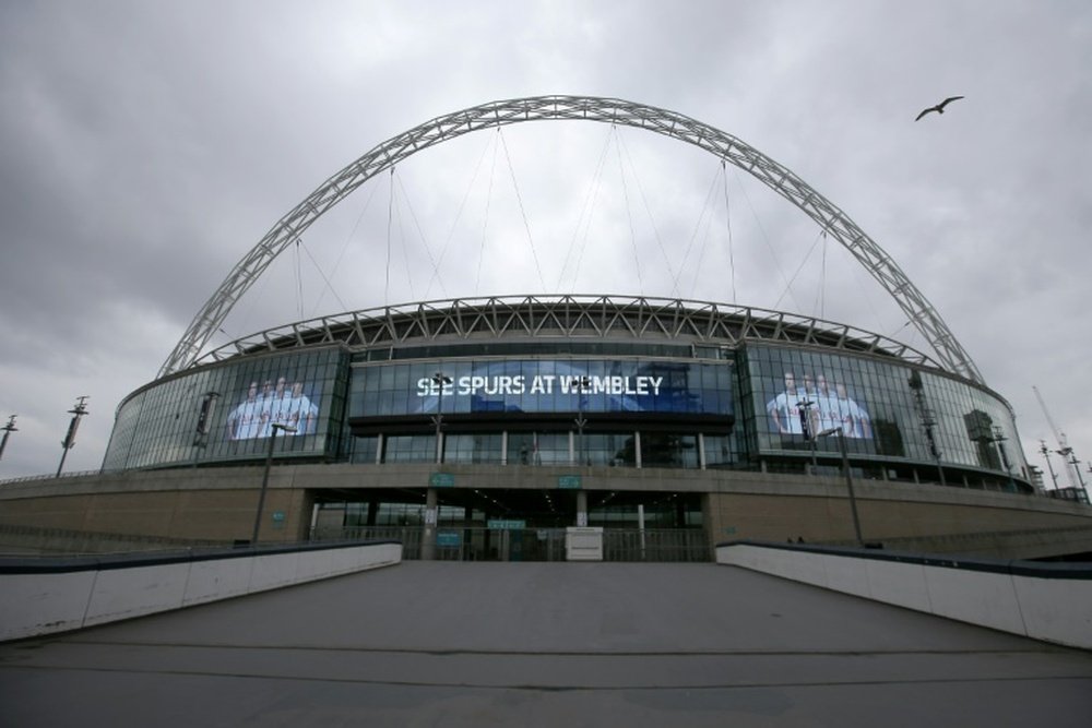 Tottenham have utilised Wembley as a temporary base while their home stadium is refurbished. AFP