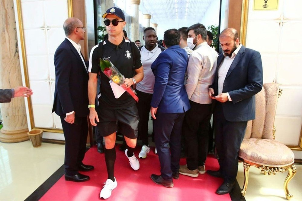 Cristiano Ronaldo não viaja para o Tajiquistão. AFP
