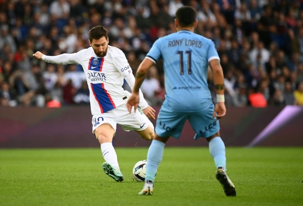 Lionel Messi is set to play for PSG against Auxerre. AFP