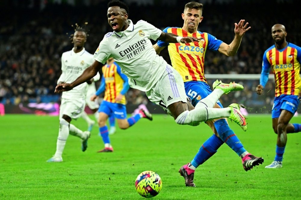 Compos probables: Valence-Real Madrid .afp