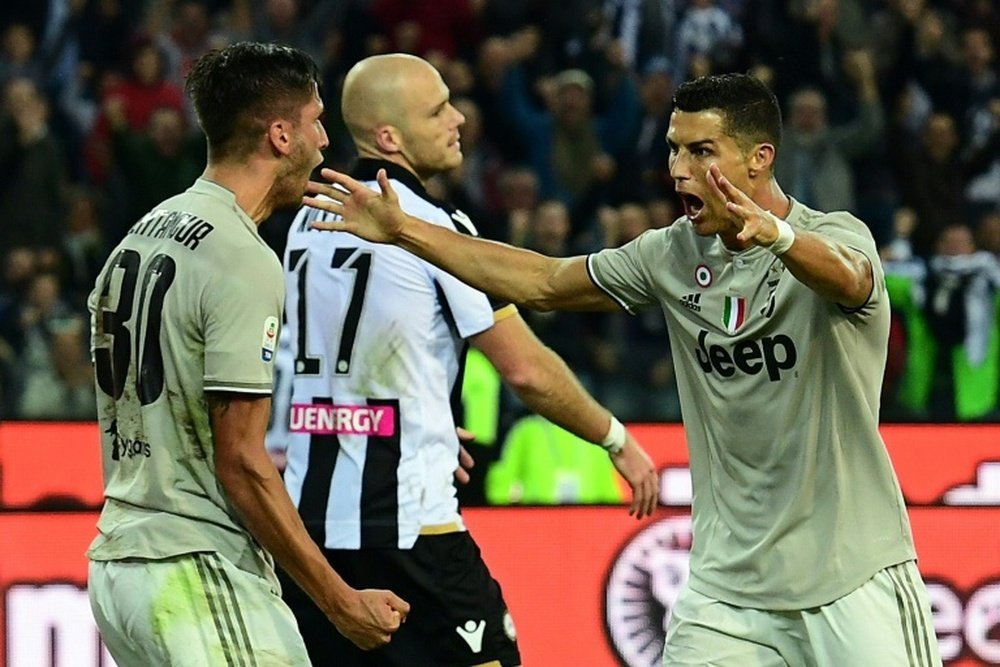 Cristiano Ronaldo has found his goalscoring touch in Turin. AFP
