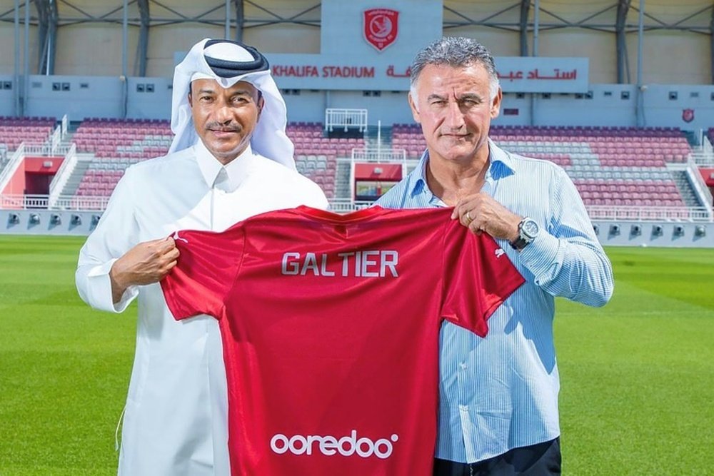 L'ancien entraîneur du PSG Christophe Galtier s'engage avec le club qatari d'Al-Duhail. AFP