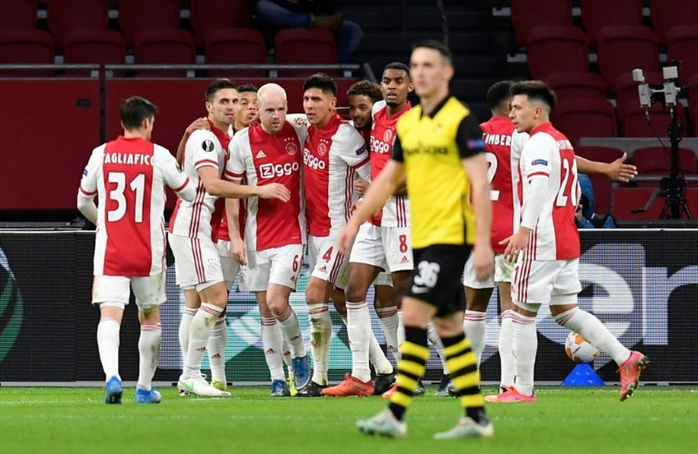 5 grands clubs suivent de près Misehouy, la nouvelle pépite de l'Ajax. AFP