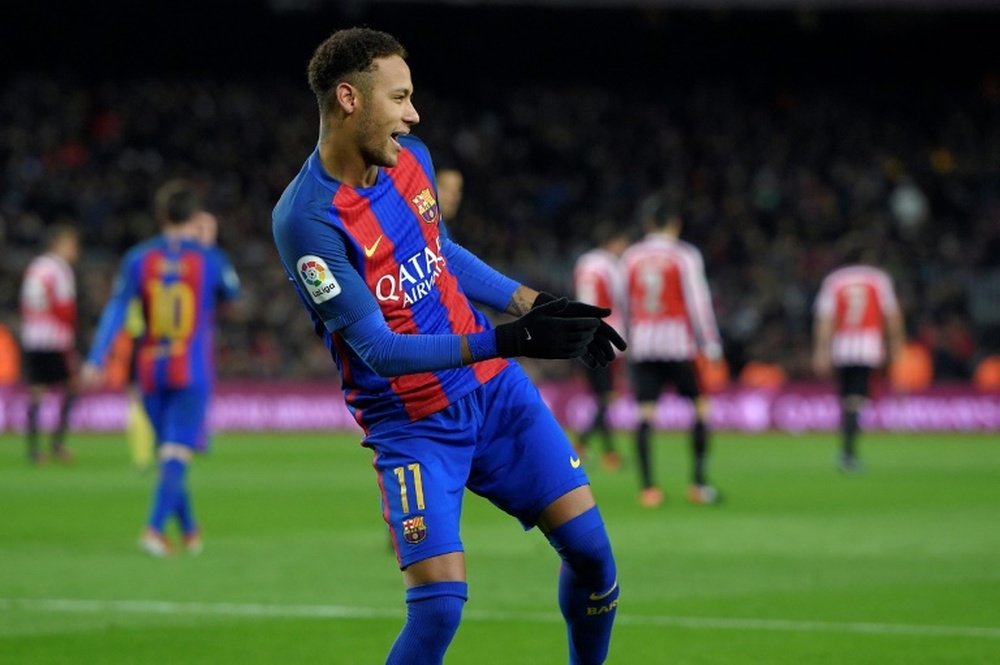 Neymar não tem ligado o seu faro goleador. AFP