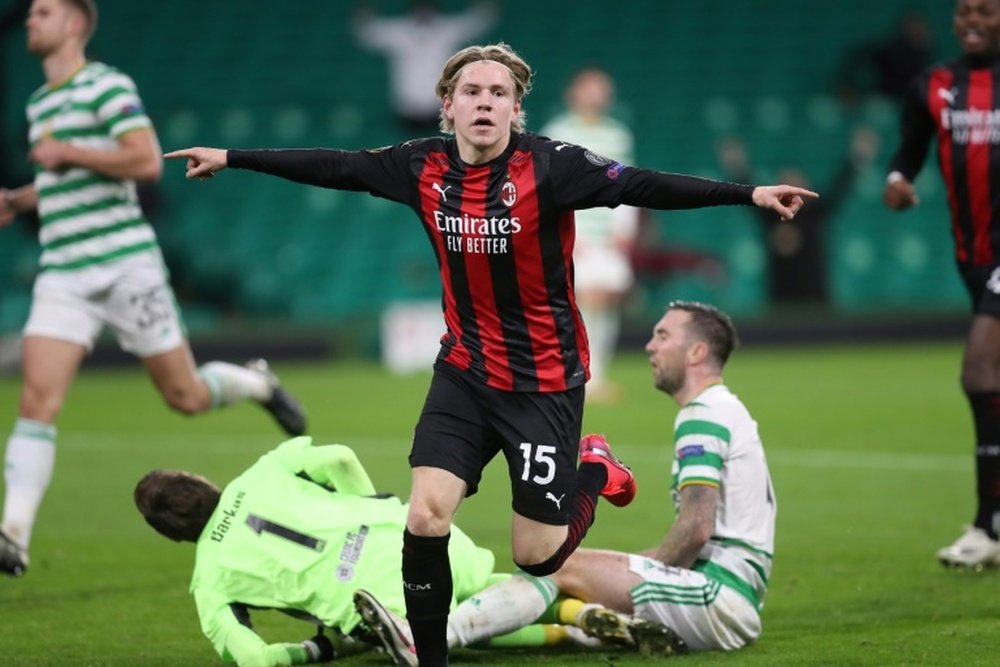 Ibrahimovic has been someone the AC Milan youngsters can turn to. AFP