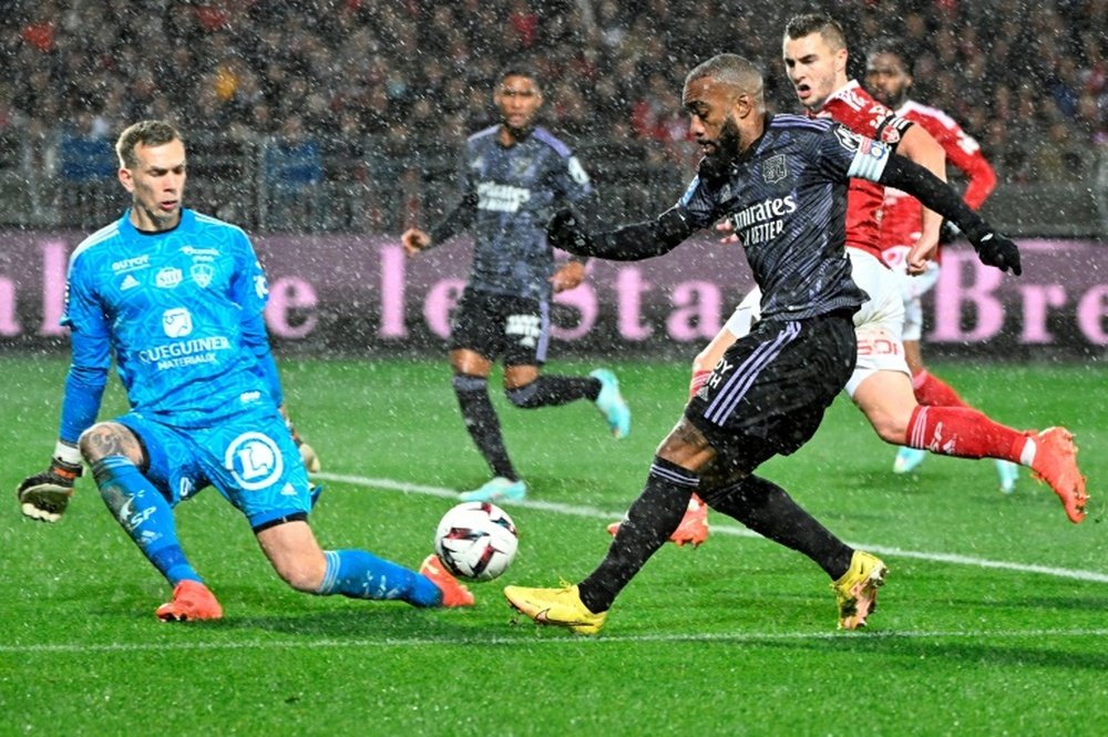 Lyon reprend par une victoire éclatante. afp