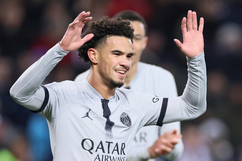 Warren Zaire is set to make PSG history. AFP