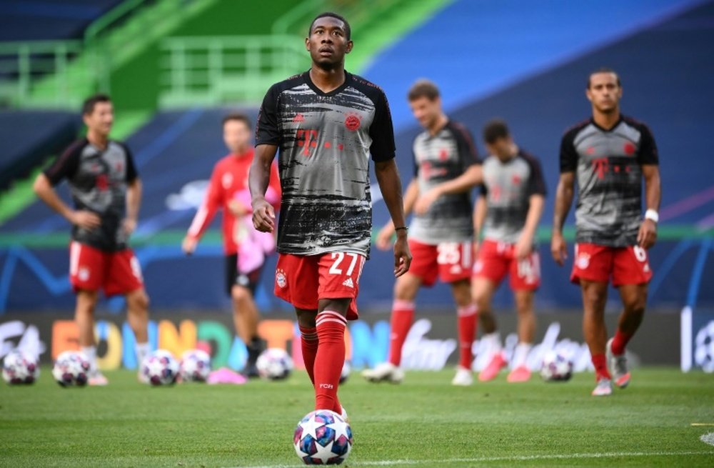 Alaba could leave on a free from Bayern. AFP
