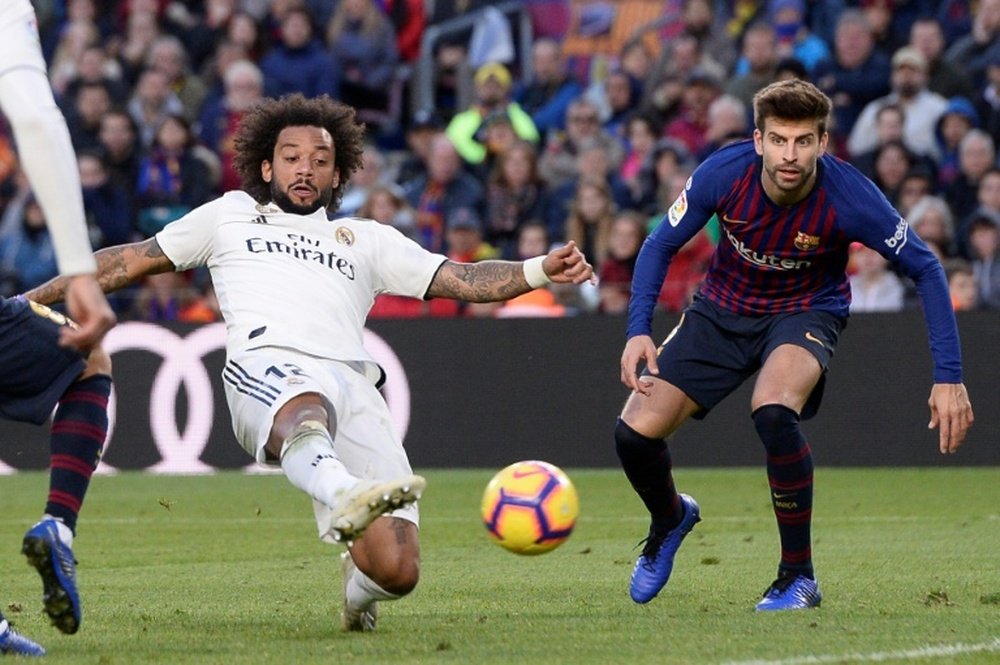 Rubiales spoke ahead of the Clasico. AFP
