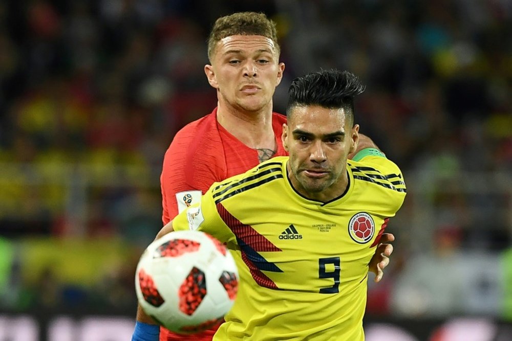 El delantero colombiano se mostró orgulloso de los suyos pese a la derrota. AFP