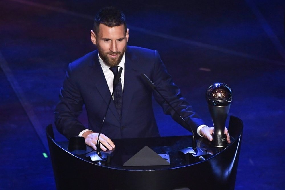 Il dit ne pas avoir voté pour The Best... mais son vote a été enregistré pour Messi. AFP
