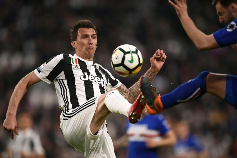 Mandzukic could be on his way out of Juve. AFP