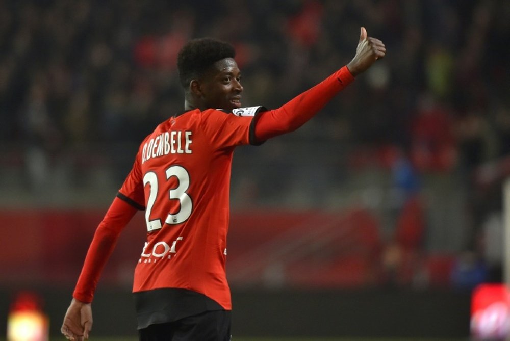 Ousmane Dembélé ha dejado una buena millonada en el Rennes. AFP/Archivo