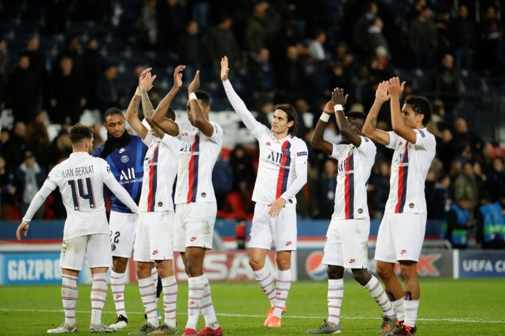 Em seu estádio, o PSG bate todos os recordes de torcedores no estádio. AFP