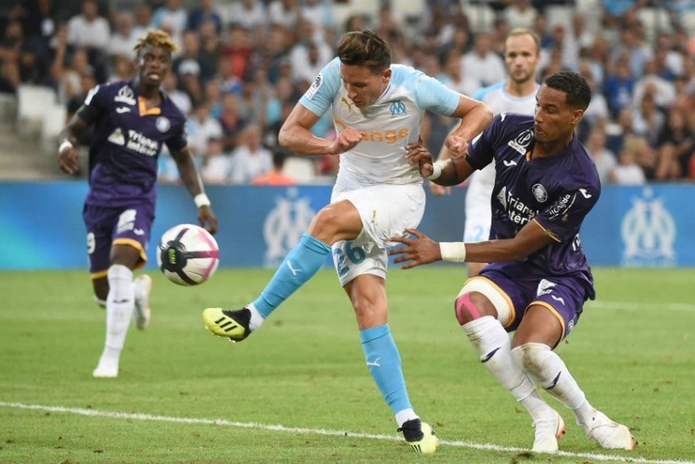 Les compos probables du match de Ligue 1 entre Toulouse et Marseille. AFP