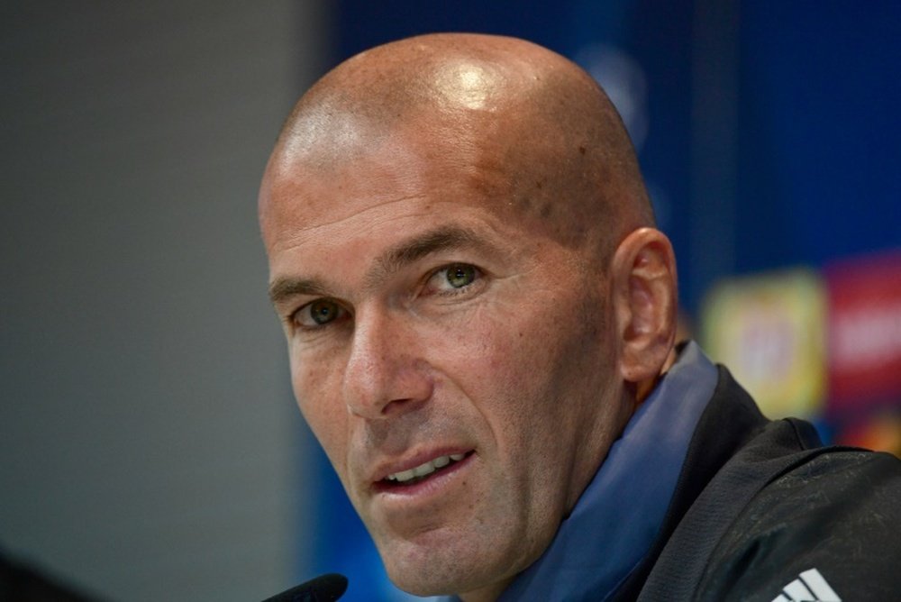 Zidane confía en que el Real Madrid regale una victoria a su afición ante el Athletic. AFP