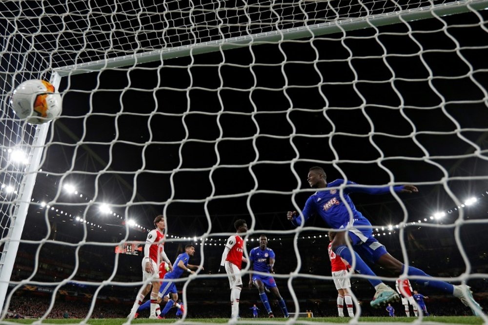 El Arsenal cae en Europa. AFP