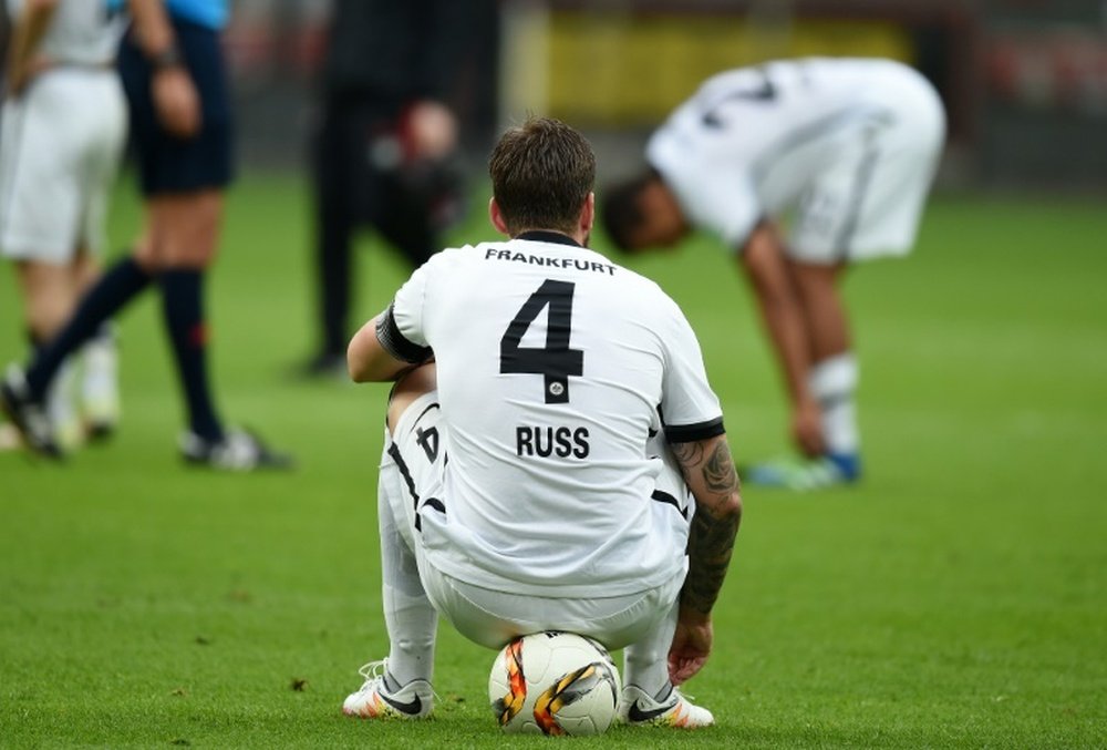 El fútbol ha sido muy cruel con Russ hoy. AFP