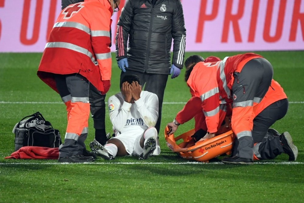 Rodrygo e uma lesão nada simples. AFP