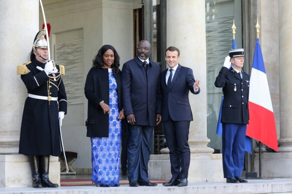 Macron, Weah et Mbappé se sont mobilisés. AFP